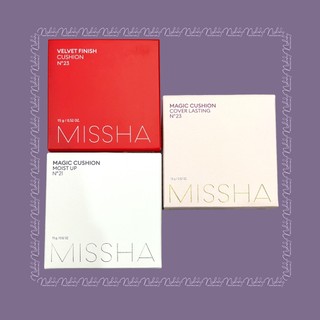 Phấn nước Missha Magic Cushion Cover Lasting / Velvet Finish Cushion