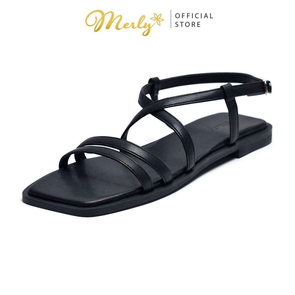 Giày Sandal Dây Mảnh Merly 1467, Giày Xăng Đan Dây Quai Ngang