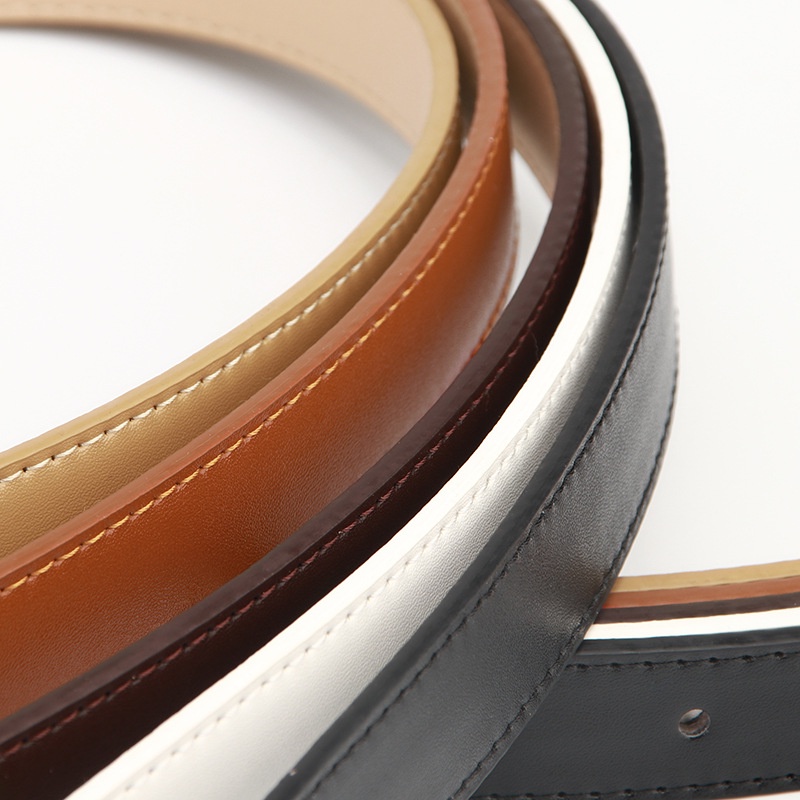 Thắt Lưng Da Khóa Vuông Đơn Giản Thời Trang Dành Cho Nữ