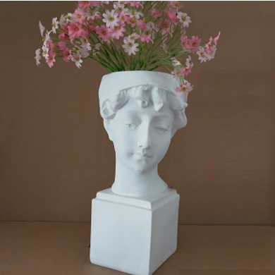 Lọ hoa tượng Hy Lạp nữ thần venus LOHSU8 vintage cute dễ thương cắm bút cọ trang điểm decor trang trí 18cm