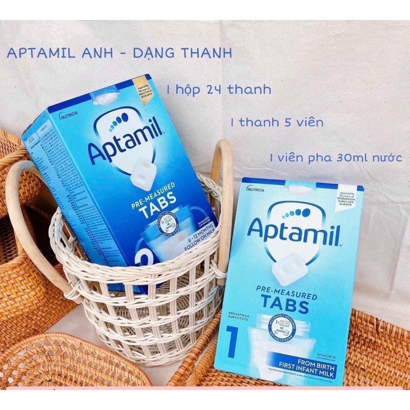 Sữa Aptamil Anh dạng thanh