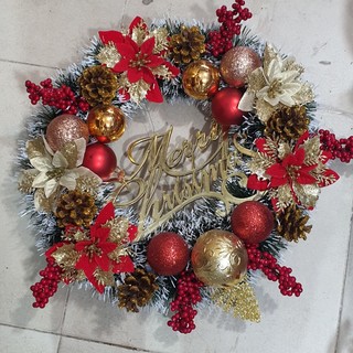 Vòng Nguyệt Quế Trang Trí Noel, Vòng Treo Trang Trí Giáng Sinh
