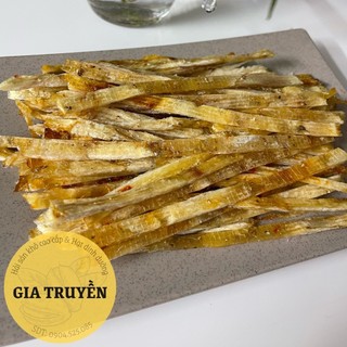Khô cá thiều sợi dạng que tẩm gia vị cay đậm đà| hàng chất lượng loại một | đóng túi zip, hũ vuông