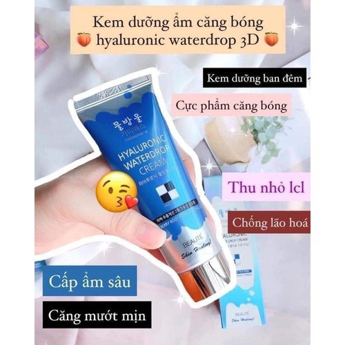 Kem cấp nước Melasma-X Hyaluronic Water Drop Cream 80ml, kem dưỡng ẩm Hàn Quốc dành cho mọi loại da Harin Cosmetics