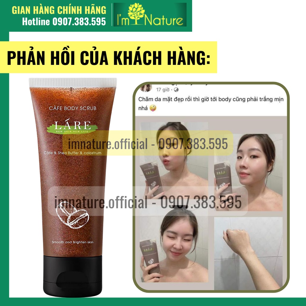 Kem Tẩy Da Chết Body Thanh Dược Láre