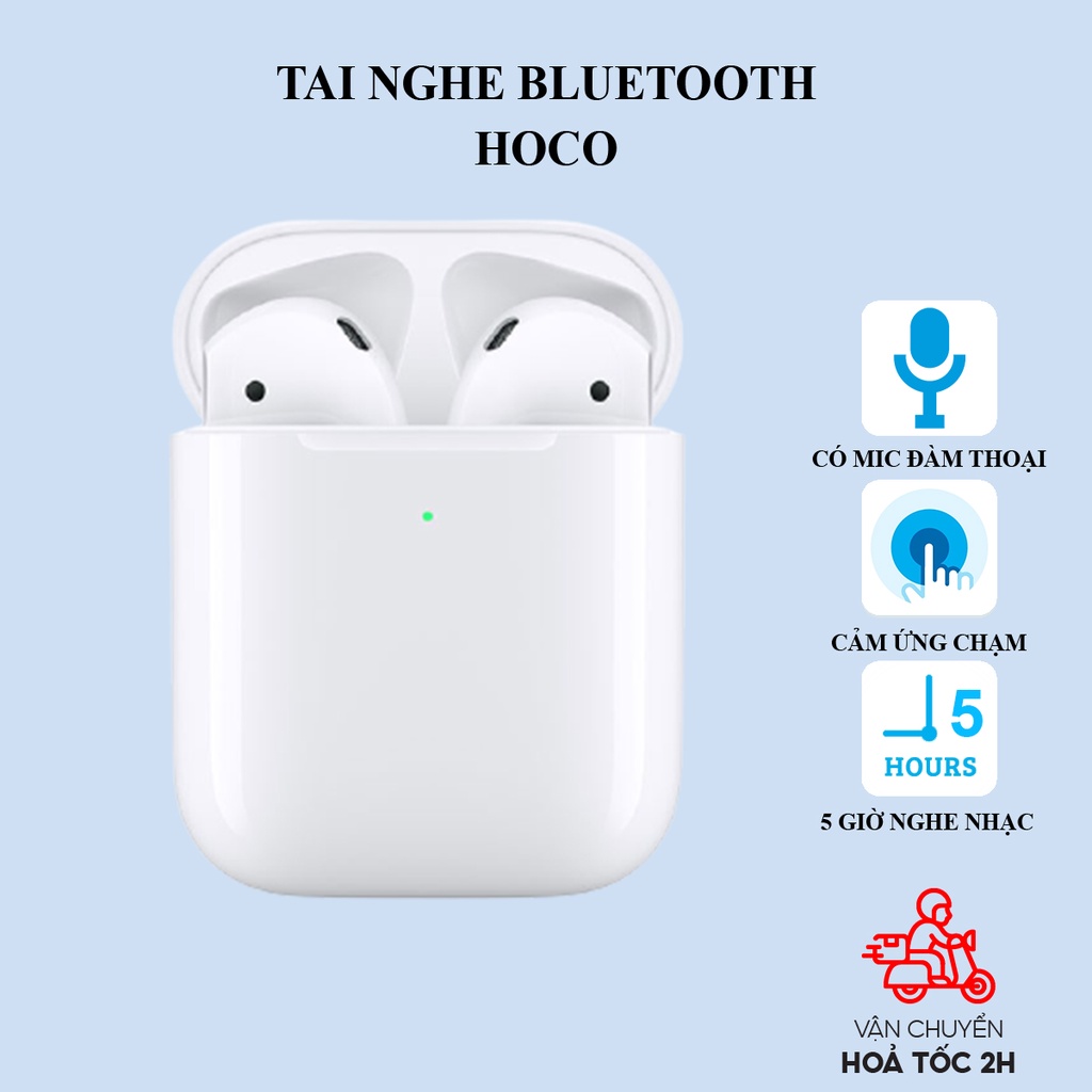 Tai nghe bluetooth không dây Hoco ES39/DES03 Pro nghe nhạc liên tục trong 3-5 giờ, hỗ trợ đàm thoại, định vị, đổi tên