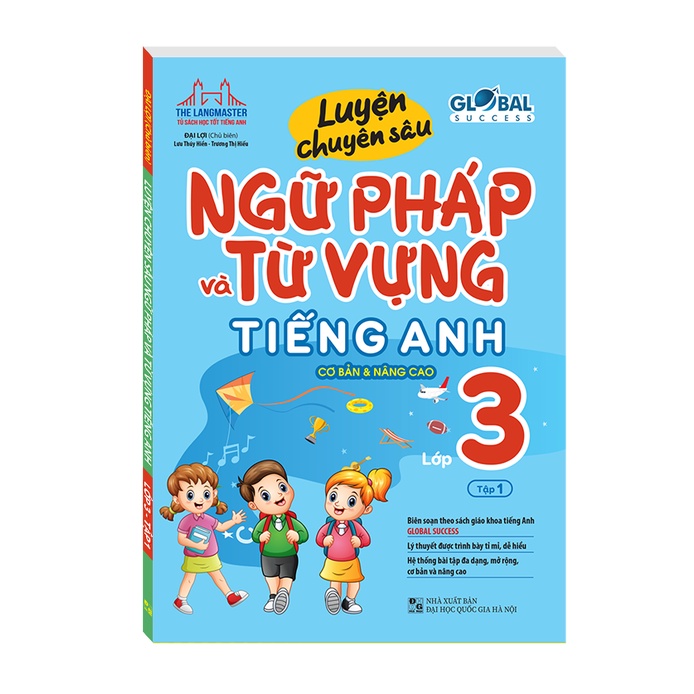 Sách - Combo GLOBAL SUCCESS Luyện chuyên sâu ngữ pháp và từ vựng tiếng anh lớp 3