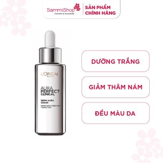 Tinh chất dưỡng trắng và giảm thâm nám Loreal Tinh chất Aura Perfect Clinical Derm White Essence 30ml