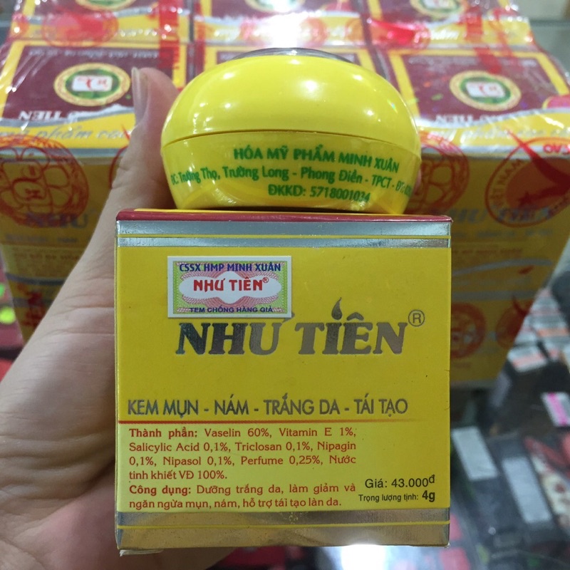 KEM NHƯ TIÊN VÀNG mụn-nám-trắng da-tái tạo 5g