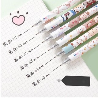 Bút Bi Mực Nước Mèo Cute