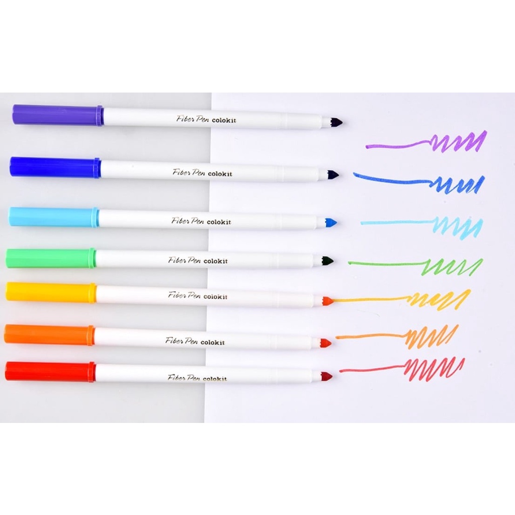 Bút lông màu Fiber Pen Thiên Long Colokit FP-C03 20 màu tươi sáng an toàn cho trẻ em
