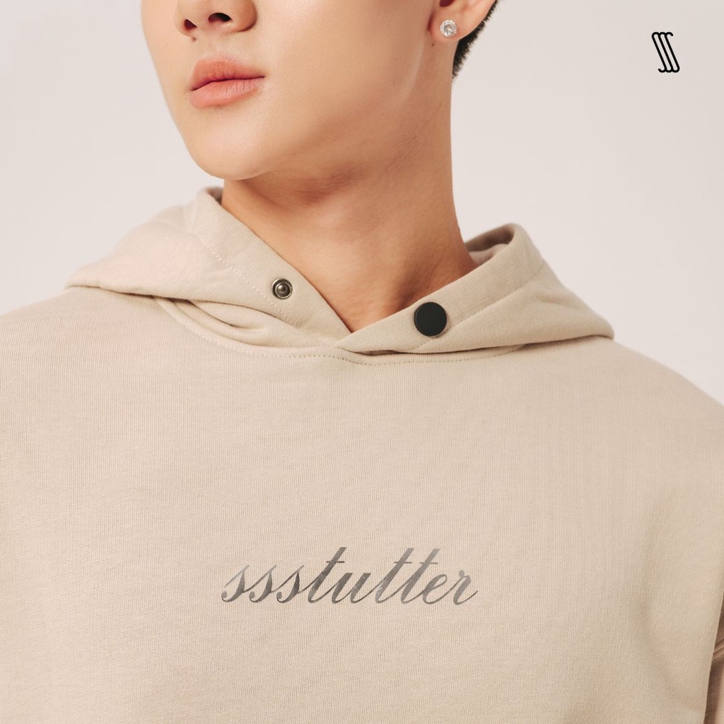 [Mã FATP17 giảm 50K đơn 200K] Áo hoodie nam nữ SSSTUTTER chất nỉ ép tráng gương phá cách tên logo JUSTIN HOODIE