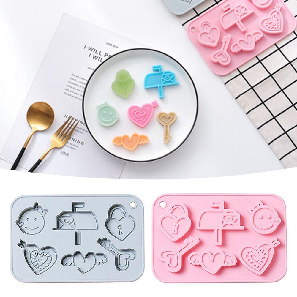 CONOPERY Khuôn Silicone Làm Xà Phòng / Sô Cô La Hình Trái Tim