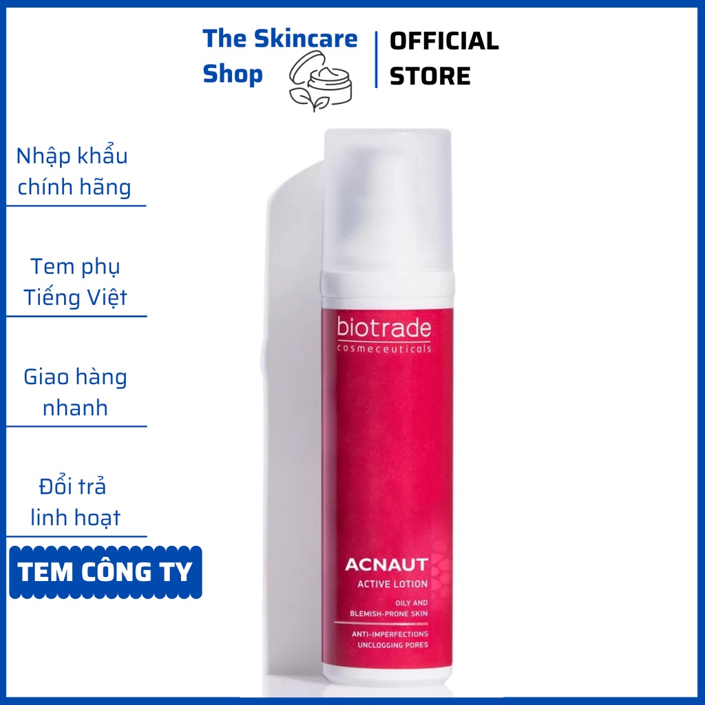 [CHÍNH HÃNG]Dung dịch chấm mụn hoạt tính Biotrade Acnaut Active Lotion - The Skincare Shop