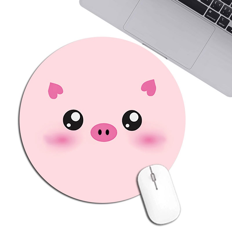 Lót chuột hình tròn siêu cute