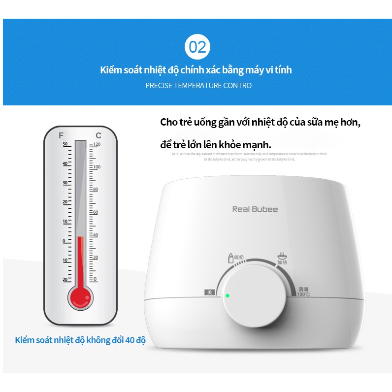 Máy hâm nóng bình sữa trẻ em đa chức năng, bộ hâm nóng bình sữa đôi nhiệt,hâm nóng sữa,tiệt trùng bình bú