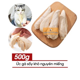 Thịt ức gà sấy khô cho chó mèo