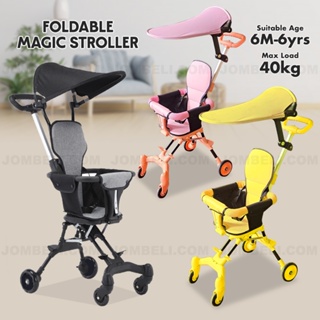 Image of 2 Way Facing Baby Stroller Magic stroller 4 wheels Ultra lightweight Foldable stroller Magic Kids Stroller