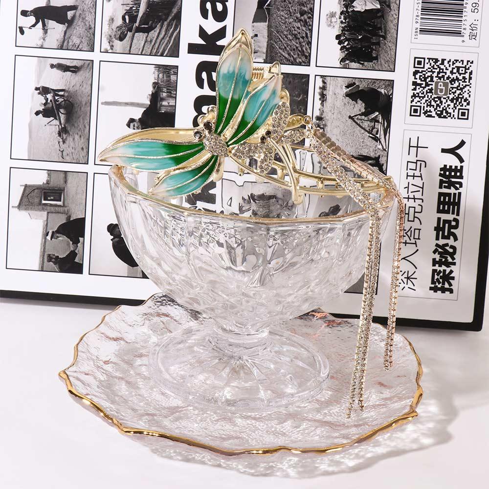 Kẹp Tóc Móng Vuốt Cá Mập Rỗng Đơn Giản Phong Cách Hàn Quốc Cho Nữ BERNARDO