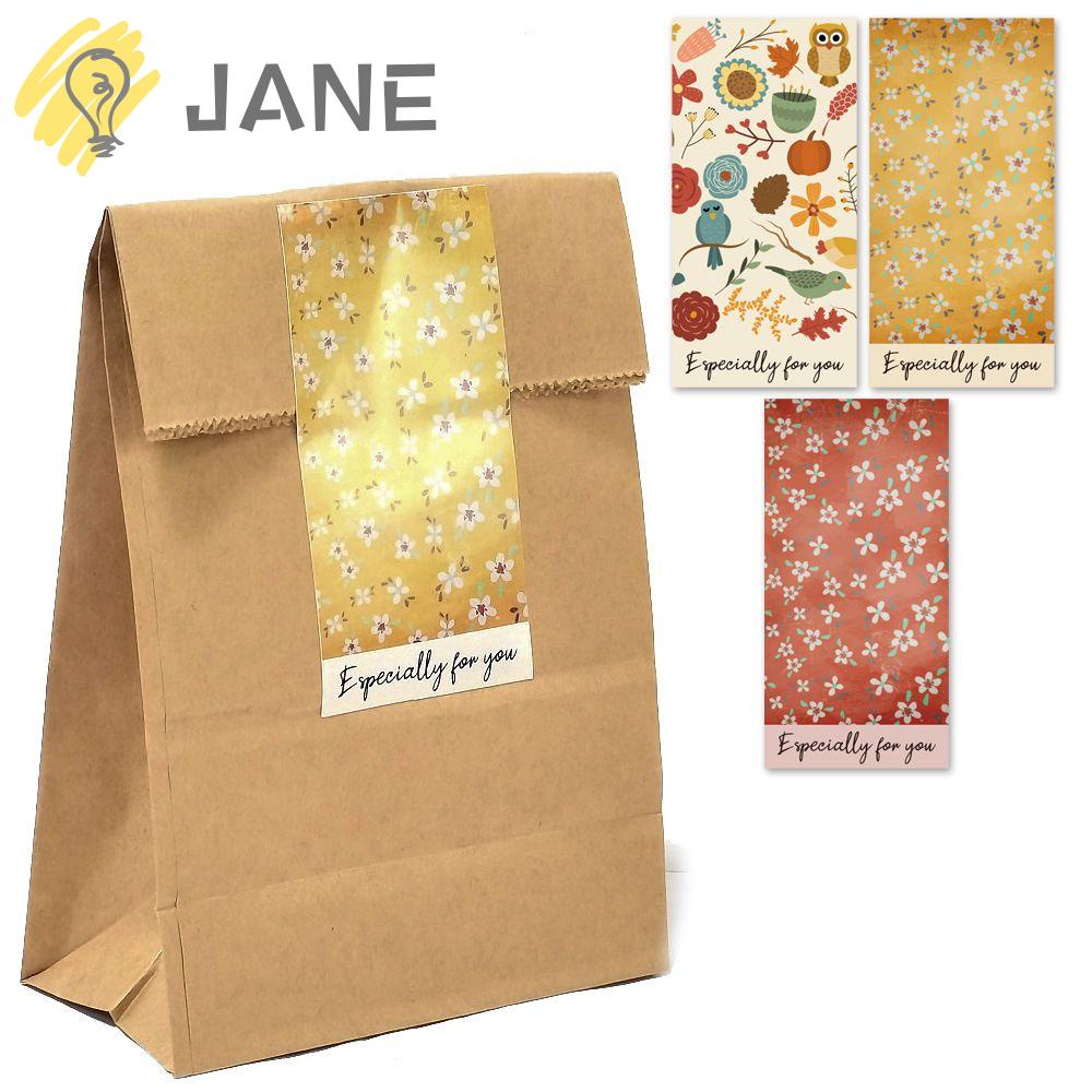 Set 50 nhãn dán in chữ Thank You 5*10cm dùng trang trí hộp quà