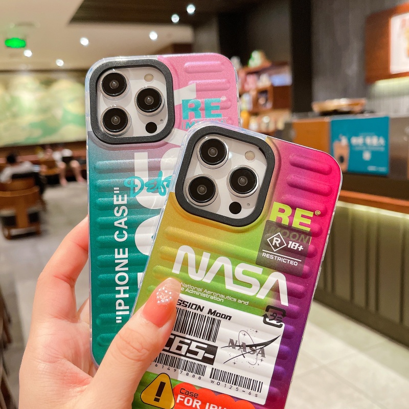 Ốp Điện Thoại Silicon Chống Sốc Màu Gradient Thời Trang Cho iPhone 14 13 12 11 Pro Max XS XR X 8 7 Plus + SE 2020