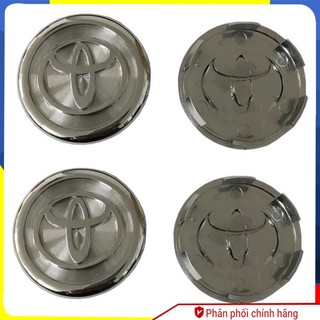 [CHÍNH HÃNG] 1 CHIẾC Logo chụp mâm, ốp lazang bánh xe ô tô Toyota đường kính 68mm MÃ TOYOTA68 - HÀNG CÓ SẴN