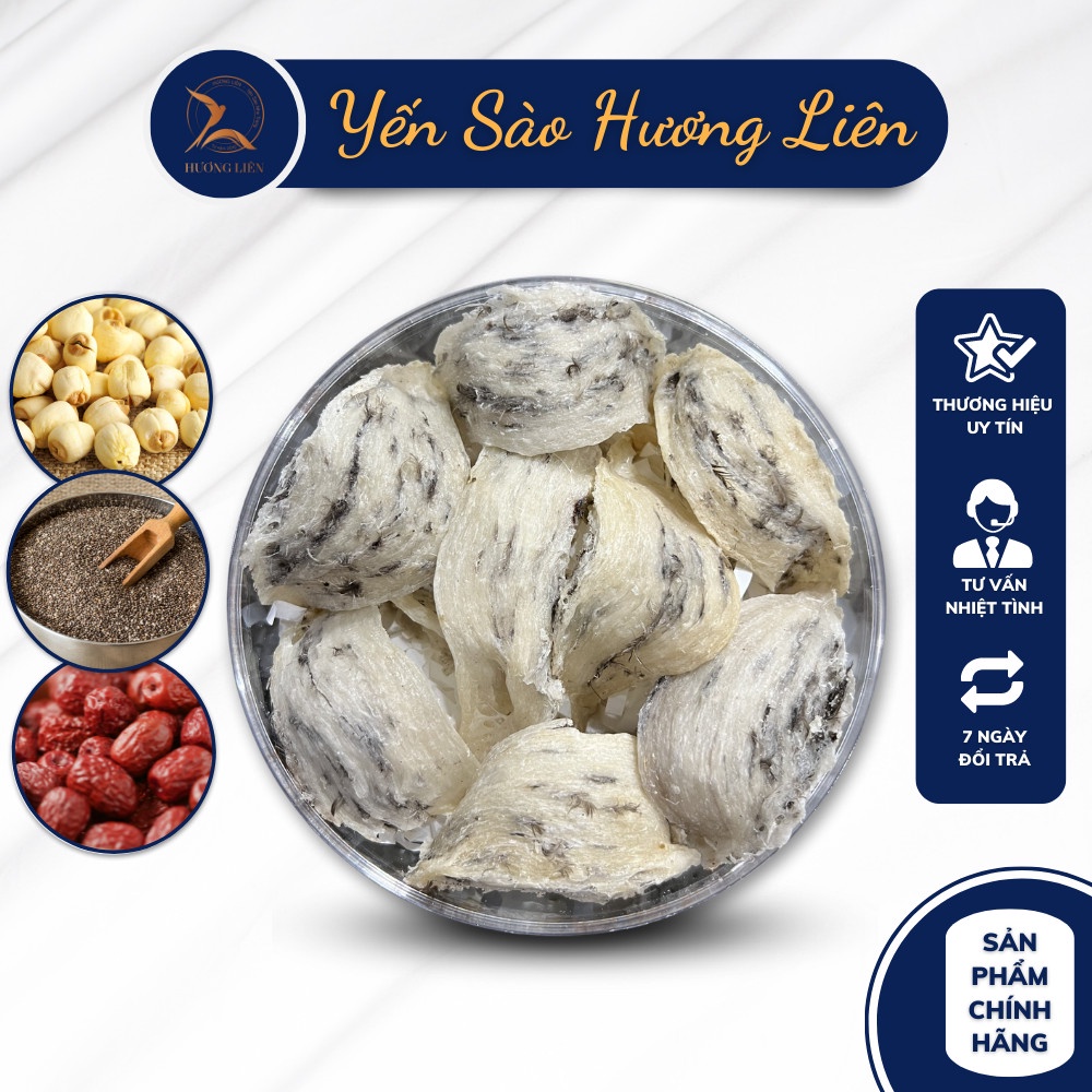 Yến Thô Nguyên Tổ, Yến Sào Cao Cấp Khánh Hòa Giúp Bé Ăn Ngon Miệng TẶNG KÈM TÁO ĐỎ, LONG NHÃN, HẠT CHIA