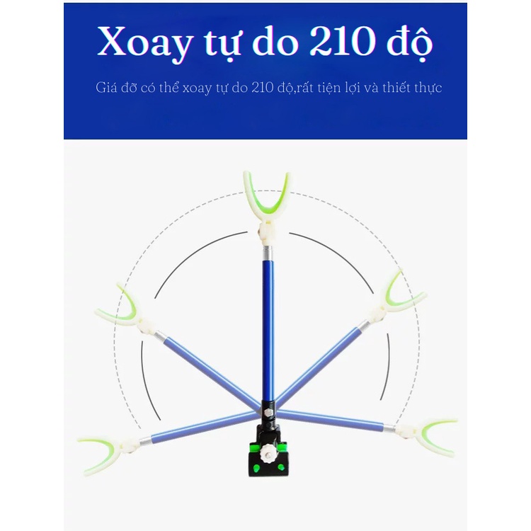 Ngoe Chống Cần Câu Đài, phản quang , tháo lắp dễ dàng , xoay 90 độ , bao bọc lớp ngoài SiLiCon