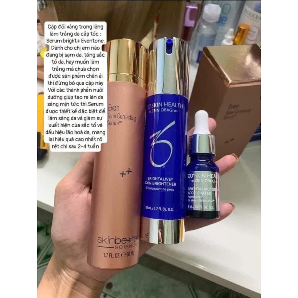 Serum dưỡng trắng, mờ thâm Skinbetter Eventone Correcting 50ml