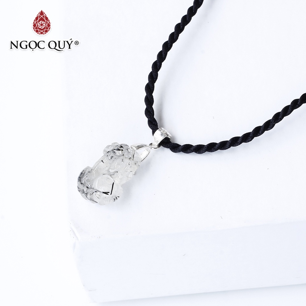 Mặt dây chuyền tỳ hưu TA tóc đen - Ngọc Quý