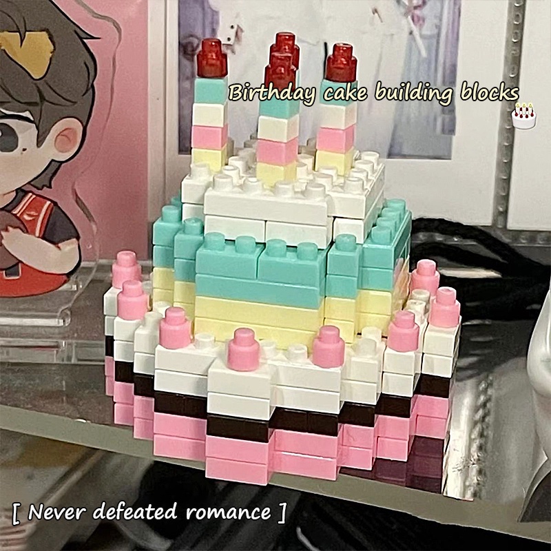 Bộ Đồ Chơi Lắp Ráp Bánh Kem Nhỏ Dễ Thương Cho Bé