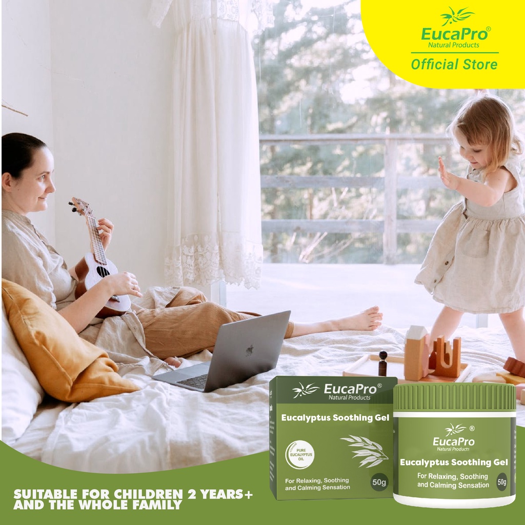 Dưỡng Ẩm Cho Trẻ Sơ Sinh - trẻ nhỏ, Dầu ấm ngực Organic EucaPro Natural Baby Balm, Cao cù là trẻ em, Dầu tràm, Ấm ngực