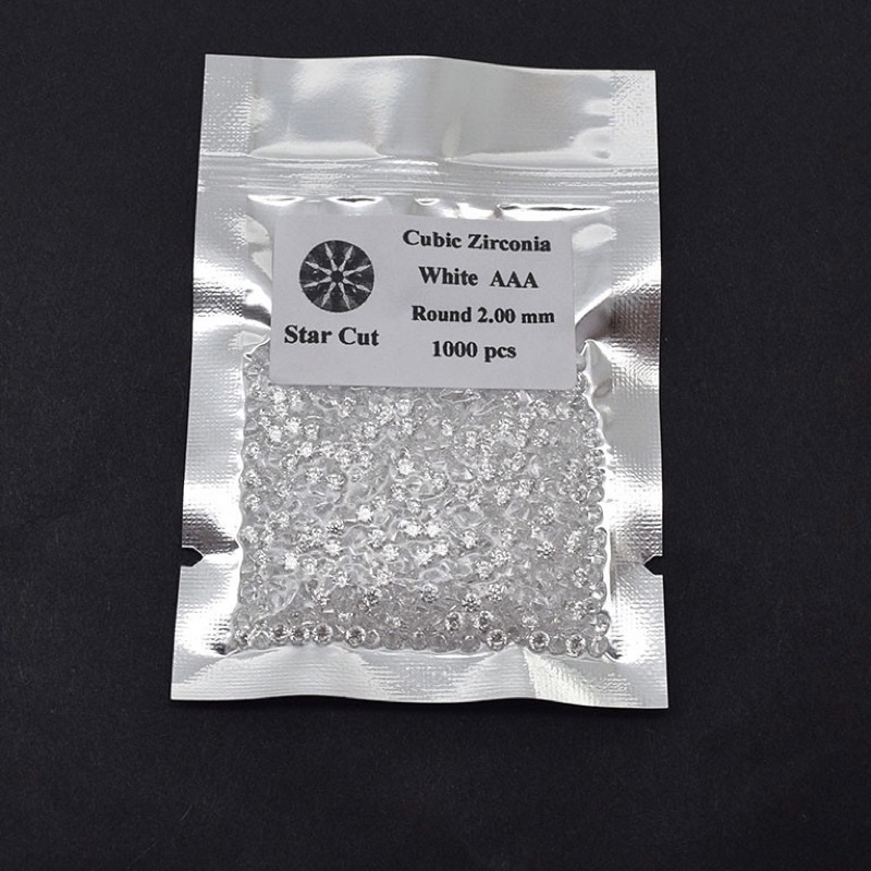 Đá nữ trang, đá nail đính răng AAA CZ cao cấp 1.0mm - 3.0mm gói 1000 viên CAO CẤP