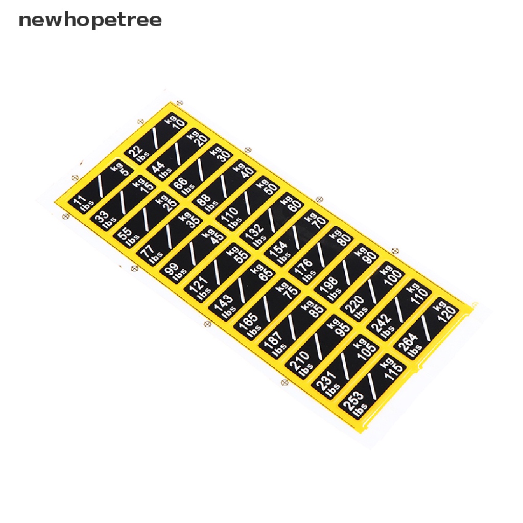 1 Tấm Nhãn Dán Hỗ Trợ Tập Gym Tiện Dụng