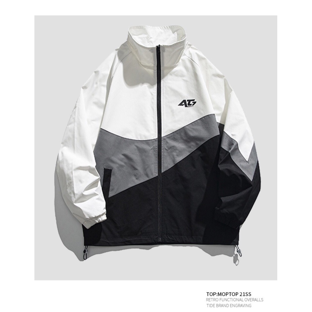 ÁO KHOÁC NAM UNISEX NAM- NỮ CỔ ĐỨNG AT7 CHẤT LIỆU DÙ 2 LỚP