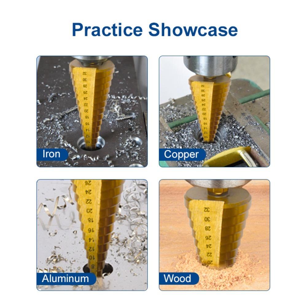 SUENIN Bộ 6 Mũi Khoan Xoắn Ốc Bước Thẳng