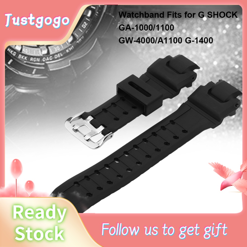 Dây Đeo Da Pu Cho Đồng Hồ G Shock Ga-1000 / 1100 Gw-4000 A1100 G-1400
