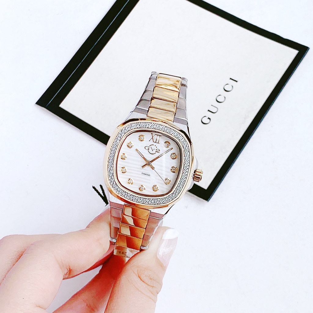 Đồng hồ nữ dây thép GV2 By Gevril Potente Diamond 18203