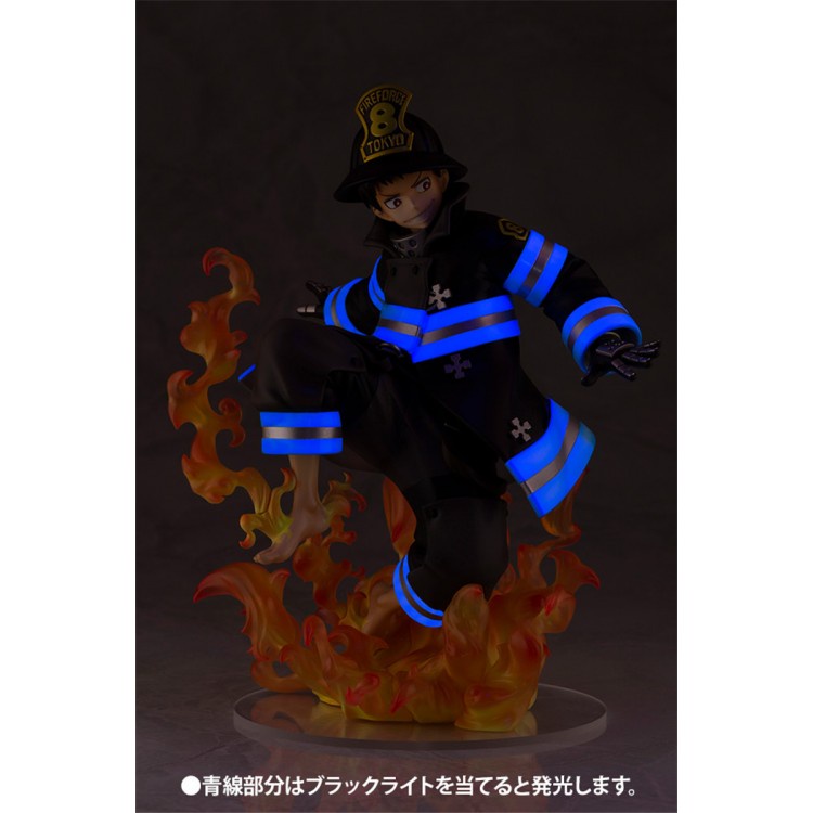 Mô Hình Shinra Kusakabe - Kotobukiya ARTFX J 1/8 Fire Force Enn Enn no Shouboutai