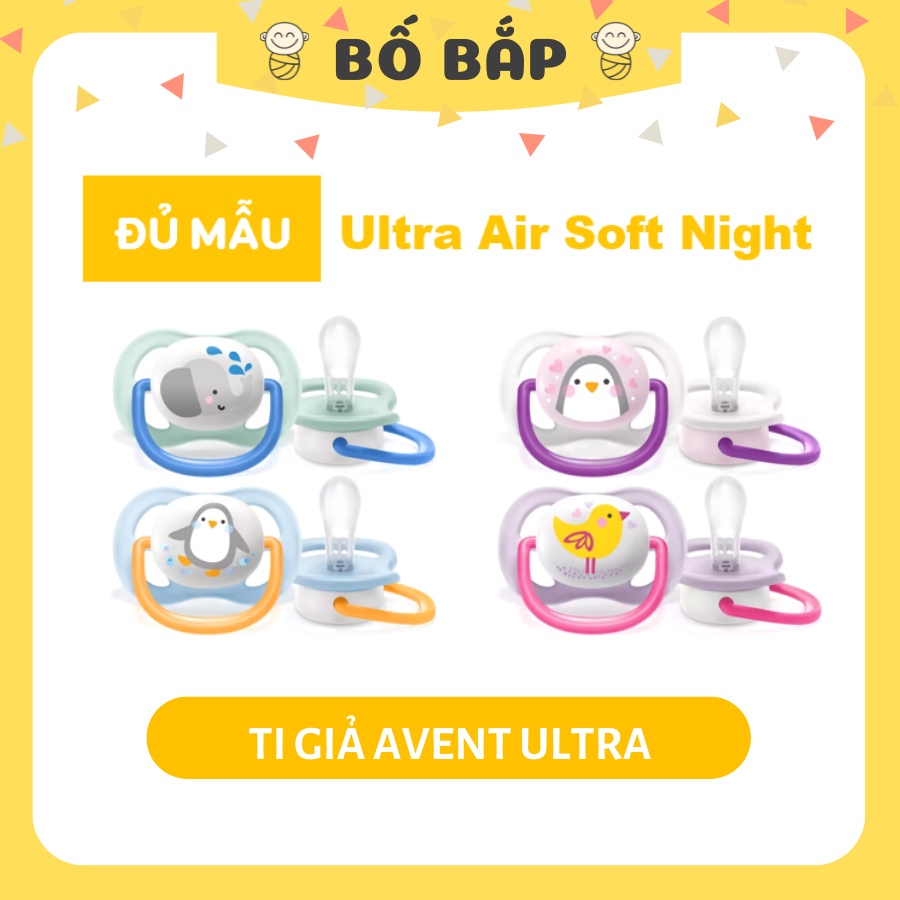 Ti Giả AVENT Ultra Air⚡BẢN ĐẶC BIỆT⚡ Phiên Bản Giới Hạn - Chỉnh Nha Chống Hô Vẩu