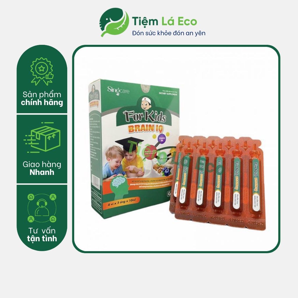 Bổ não cho bé For Kids BRAIN IQ bổ sung taurine, choline và vitamin B6