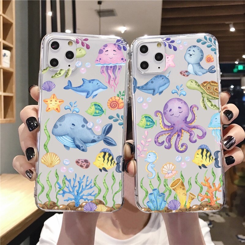 Ốp lưng SEA LIFE XIAOMI POCO X6 X5 F5 C65 M5 M6 REDMI A1 A2 11A POCO F3 M4 F4 GT X4 C40 PRO MI12 PRO
