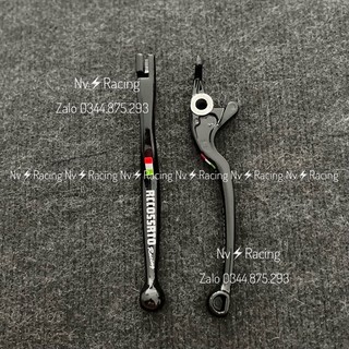 Tay thắng Accossato đen bóng Exciter / Winner ( có bán lẻ từng bên )