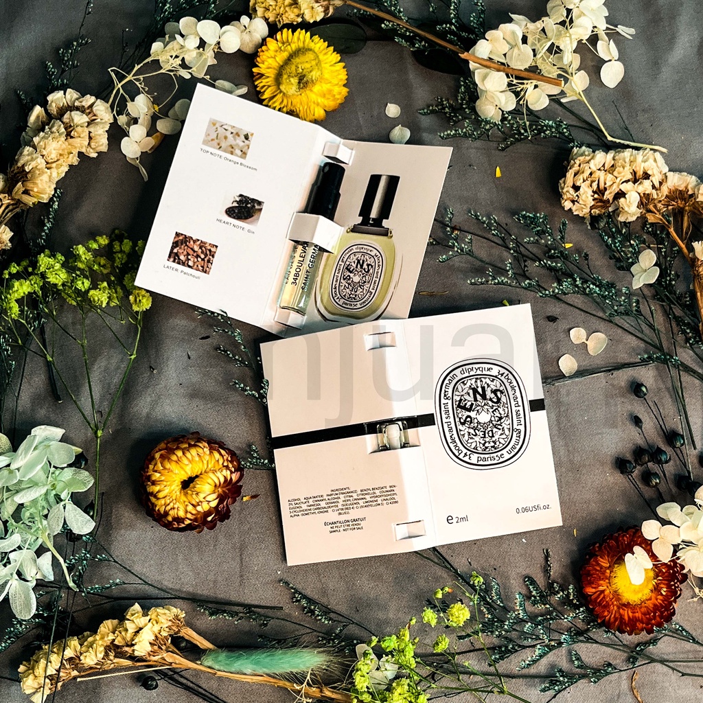Chai nước hoa trung tính 2ml - Diptyque Eau des Sens