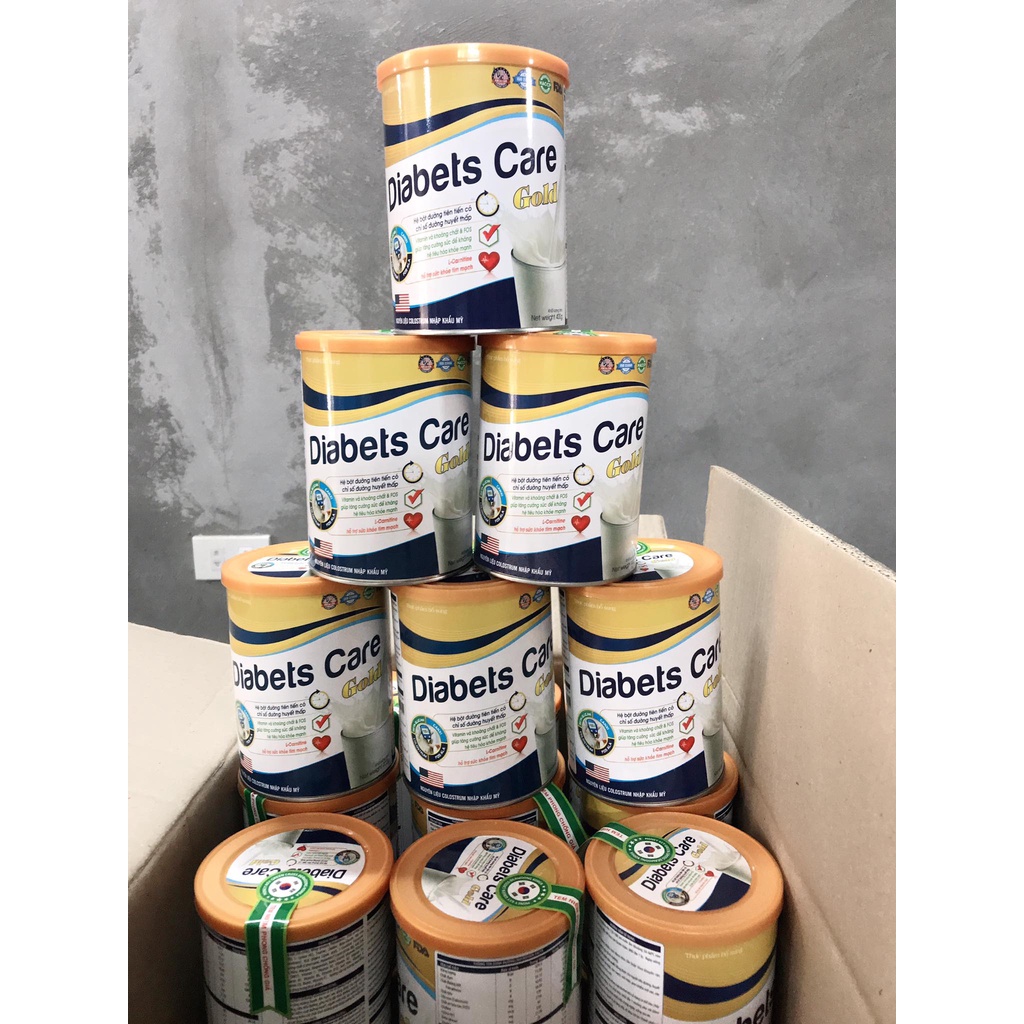 SỮA DIABETS CARE GOLD Sản Phẩm Dinh Dưỡng Cho Người Huyết Áp Tim Mạch Tiểu Đường ( Hộp 400GR) mẫu mới