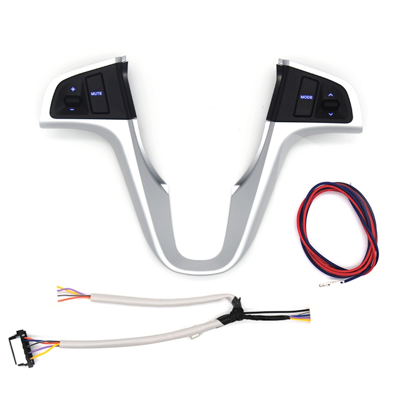 Công Tắc Điều Khiển Âm Thanh Gắn Vô Lăng Xe Hơi Hyundai VERNA SOLARIS Có Đèn Nền