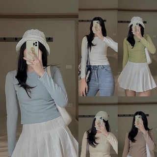 Áo crop top tăm Hàn quốc