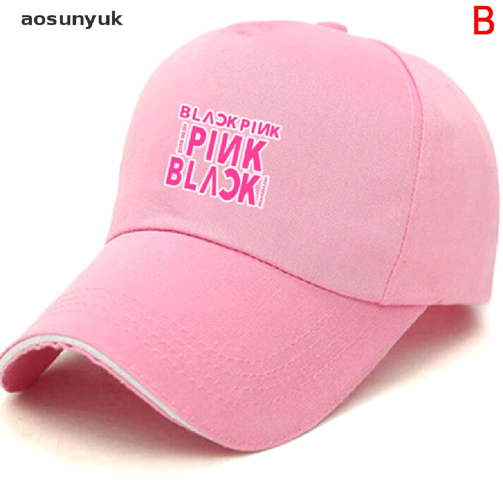 Aosunyuk Mũ Lưỡi Trai Bóng Chày In Chữ Blackpink Cá Tính