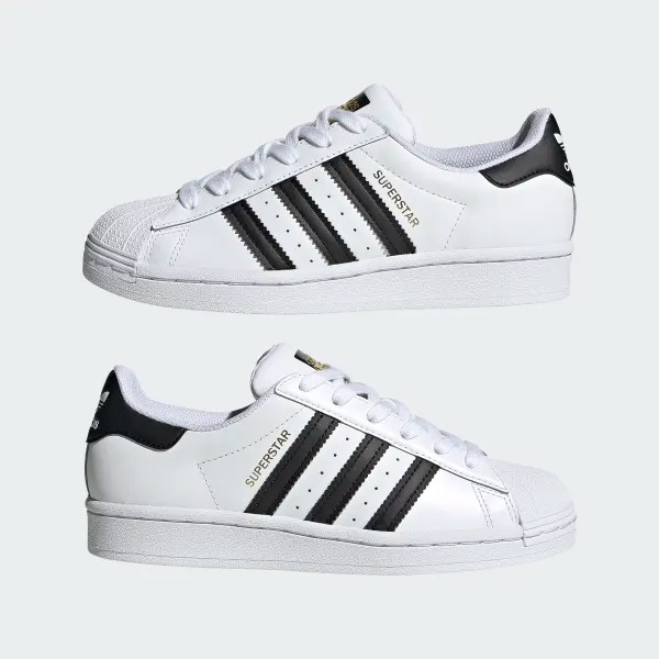 Giày Adidas Originals Superstar FU7712 phối màu trắng sọc đen đơn giản mang đi học hoặc đi du lịch.