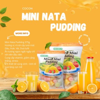 Combo 3 gói Thạch Rau Câu Cocon Mixed Mini Nata de Coco Pudding (375g x 3pkts)